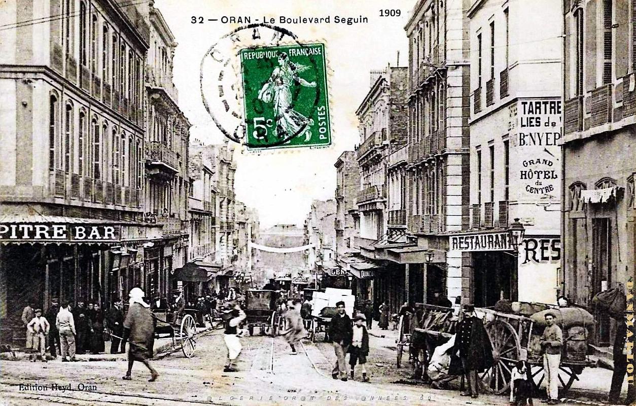 2602- Oran - Boulevard Seguin - 1909.jpg